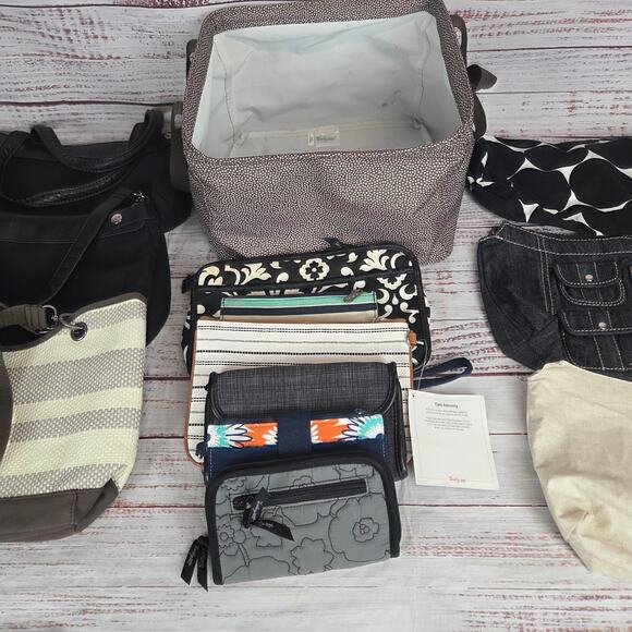 Thirty One Studios Lot 13 Bags Utility Tote Shoulder Pouch Wallets Purse Covers - Picture 5 of 13